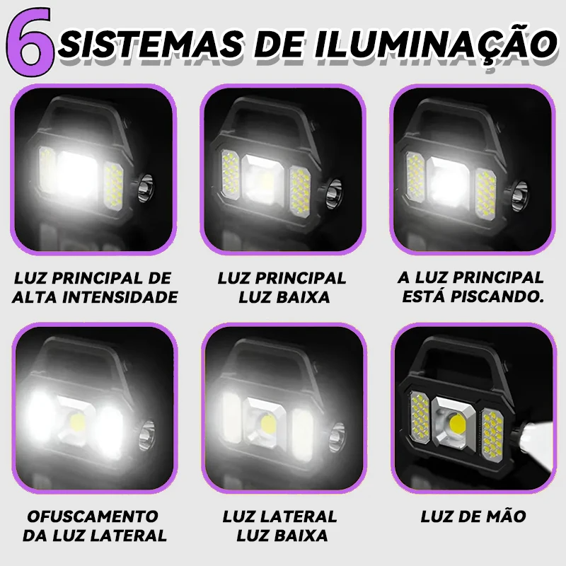 Lanterna Solar Multiuso