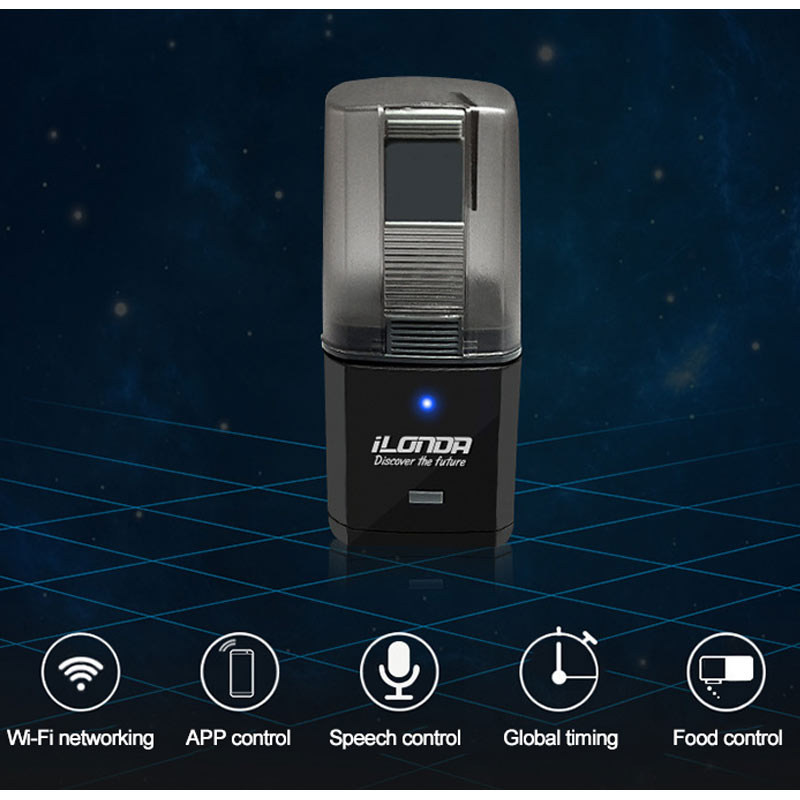 Alimentador Automático para Aquário Wi-fi