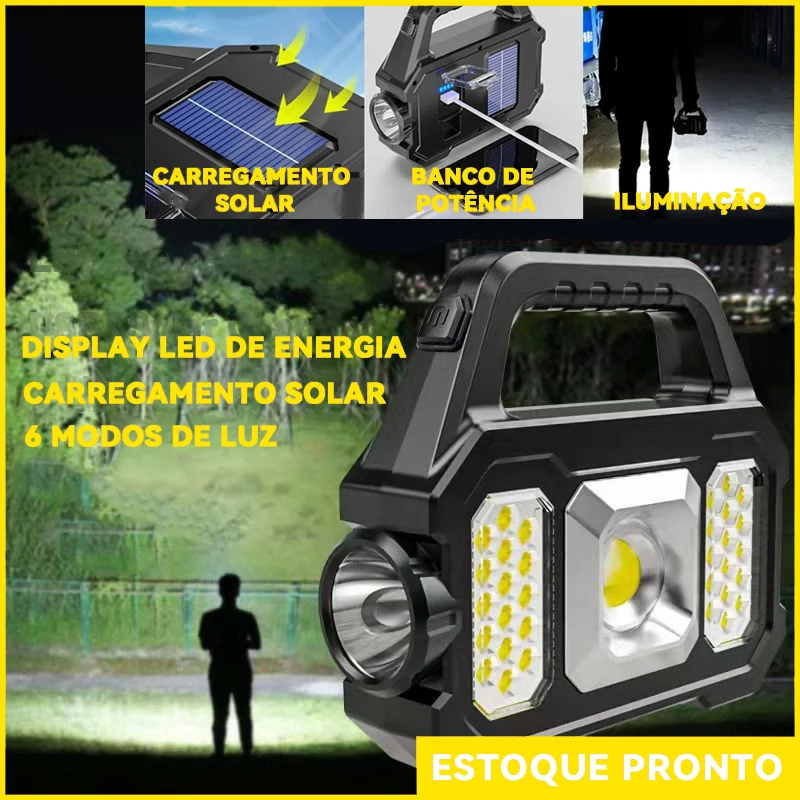 Lanterna Solar Multiuso