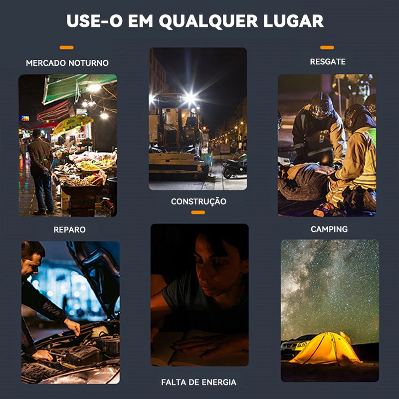 Lanterna Solar Multiuso