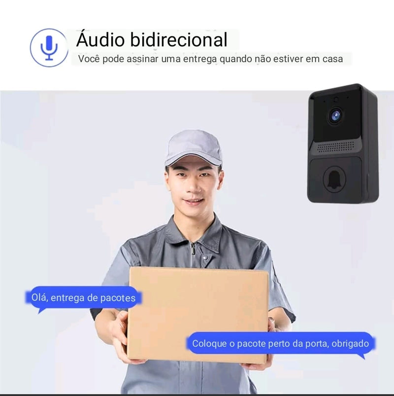 Campainha Wi-fi com voz e vídeo